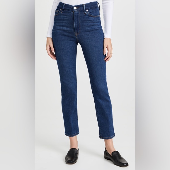 Good American 💫EUC💫 Good Classic Always Fits Ankle Straight Jeans - A / 00 - 4 - Picture 1 of 13